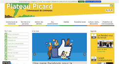 Desktop Screenshot of plateaupicard.fr