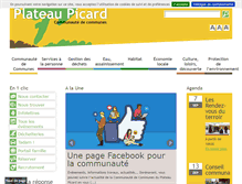Tablet Screenshot of plateaupicard.fr